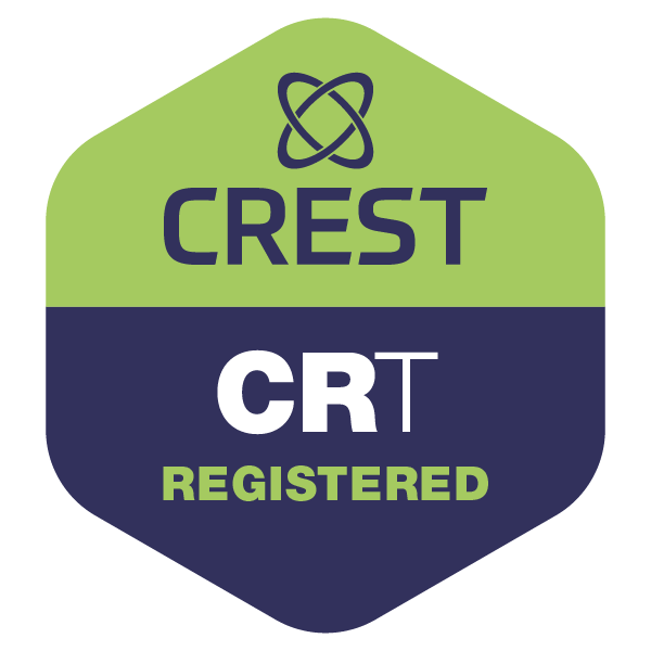 CREST CRT certification badge